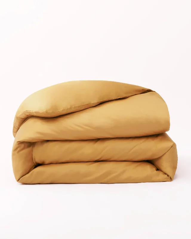 Classic Cotton Duvet Cover - Turmeric