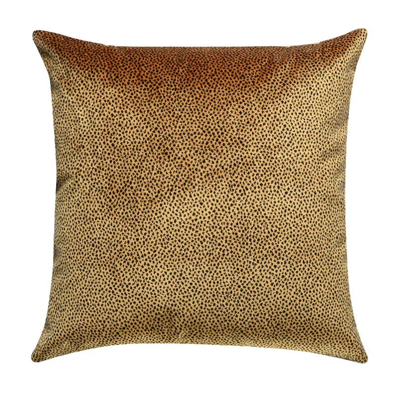 Amber Cheetah Print Pillow