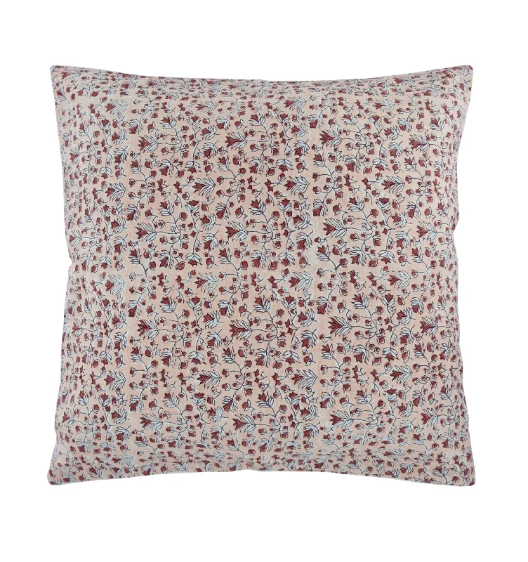 Anna Blush Linen Pillow