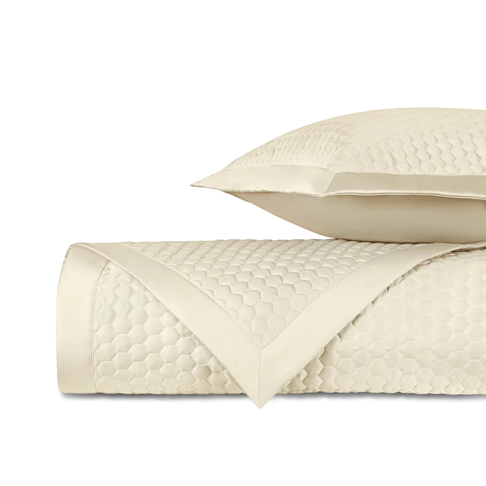 Monogrammable Apiary Quilted Coverlet Set with Euro Shams