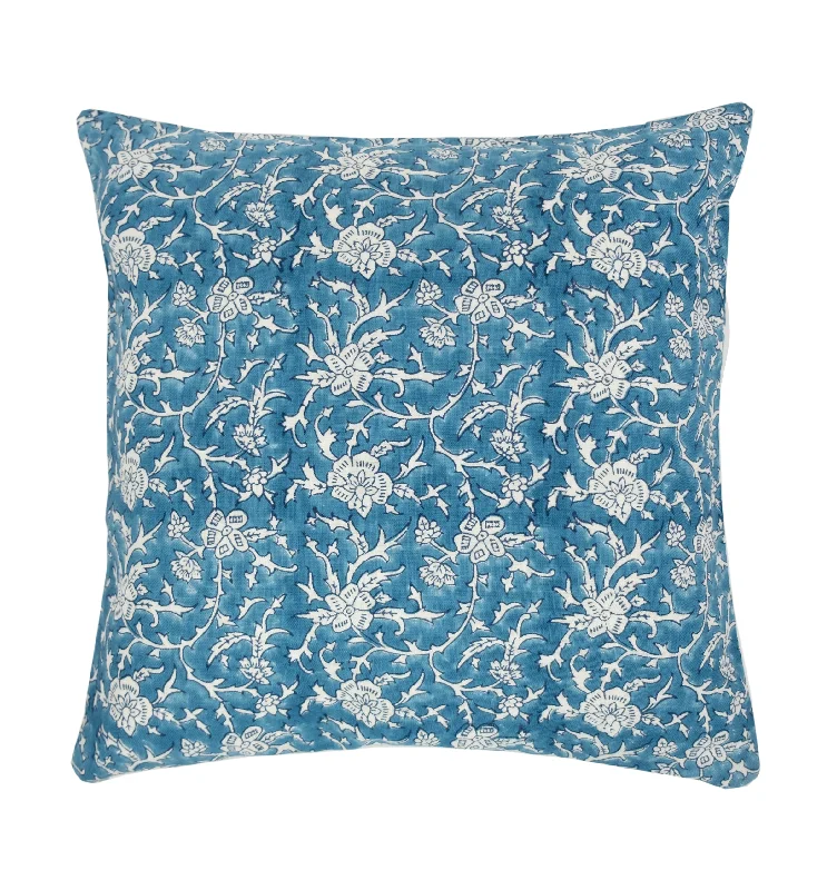 Brittany Glacier Linen Pillow