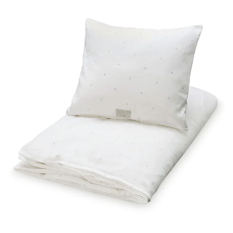 Cam Cam Copenhagen Bedding Set Single Dot Crème Grey