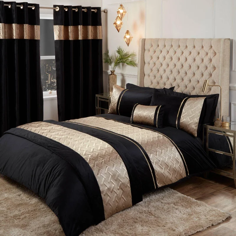 Capri Duvet Cover Set Gold