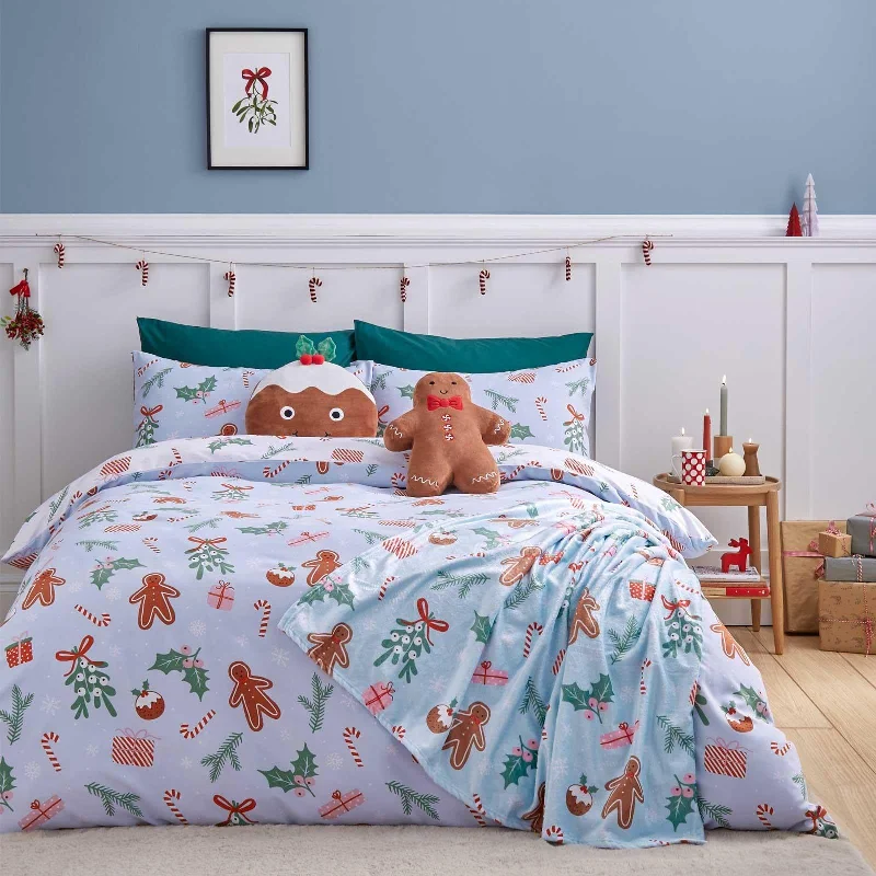 Christmas Gingerbread Duvet Cover Set