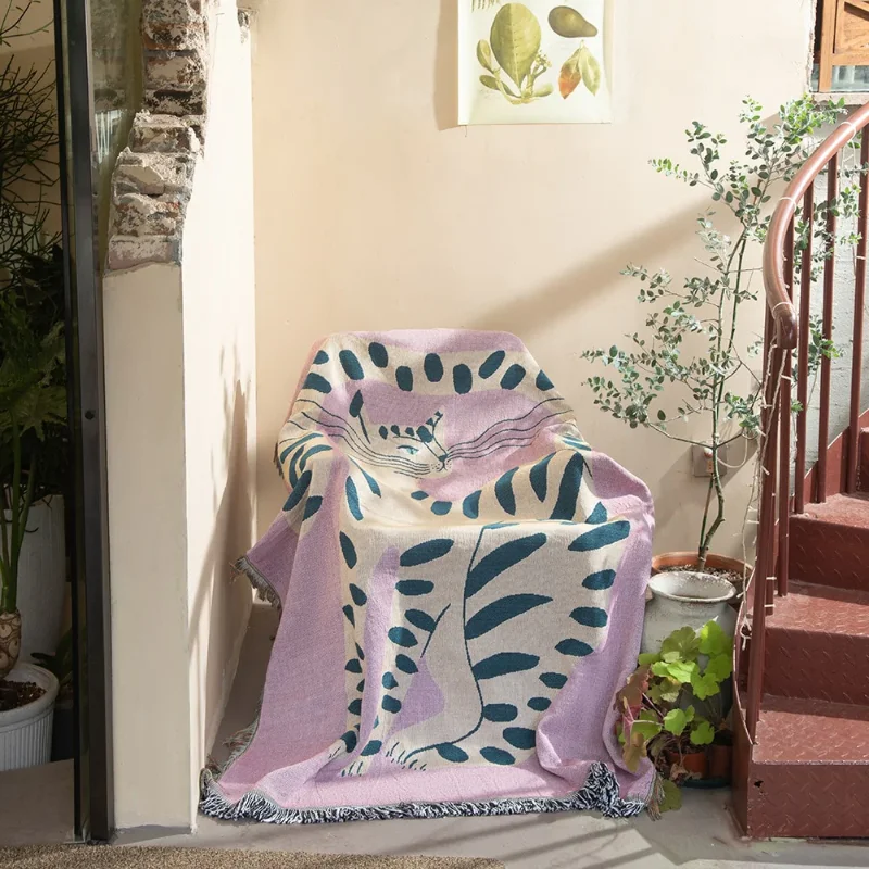 Cats Bohemia Throw Blanket