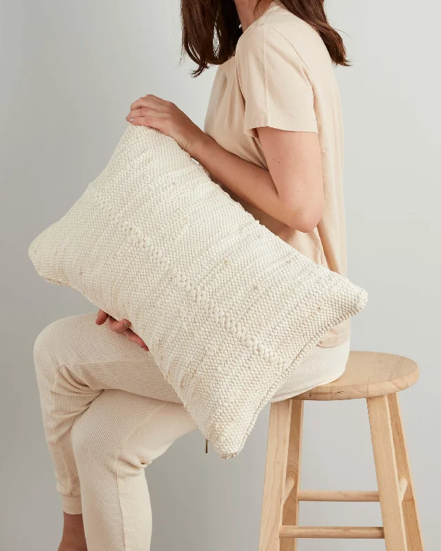 chindi lumbar pillow cover