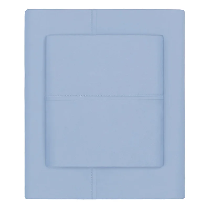 Cornflower Blue 400 Thread Count Sheet Set (Fitted, Flat, & Pillow Cases)