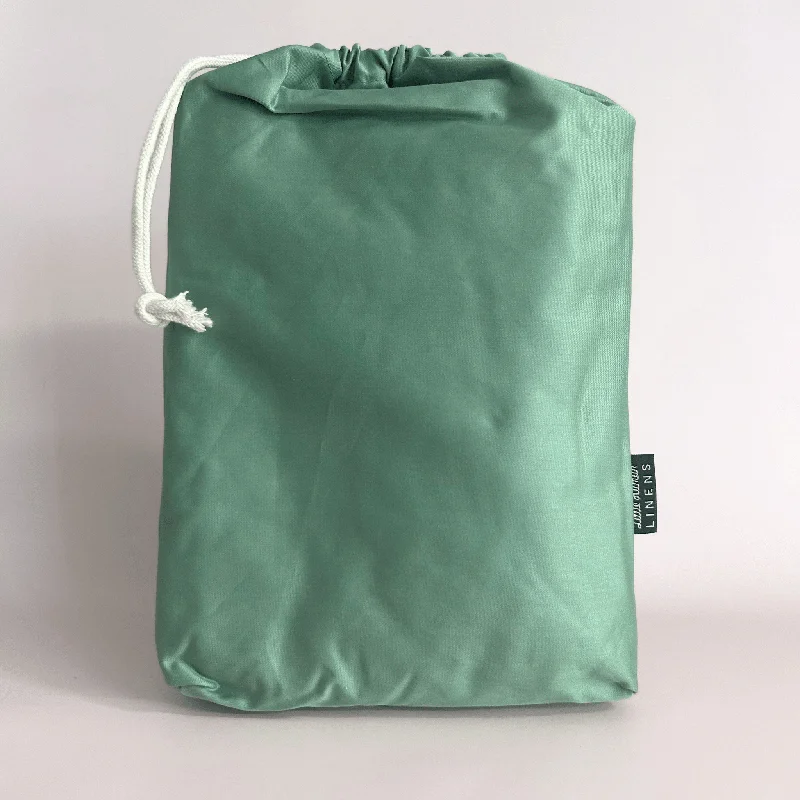 Cot Waterproof Sheet - Sea Green