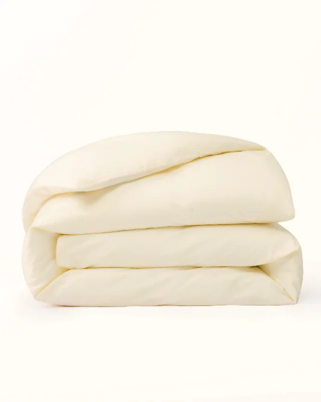 Classic Cotton Duvet Cover - Creamy White