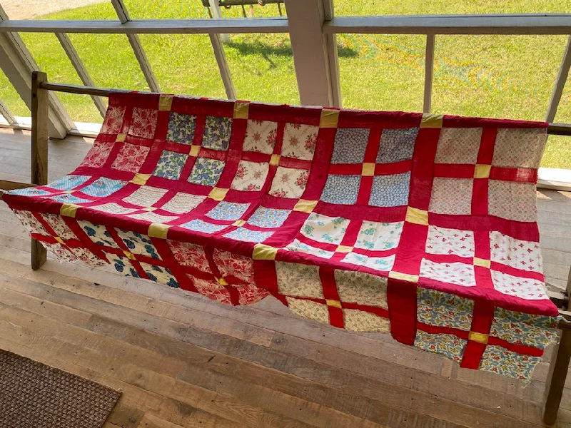 Cross in the Square Quilt TOP