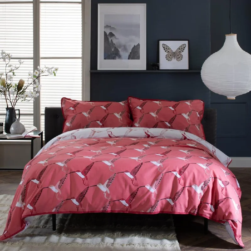 Deyongs Hummingbird Deluxe Thread Count Cotton Duvet Cover Set