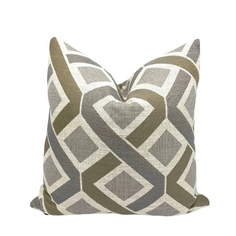 Mix Metal Diamond Pillow Cover