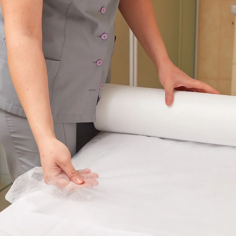 Disposable Oil Resistant Massage Table Sheets on a Roll