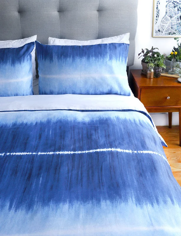 Fletcher Indigo Duvet Cover