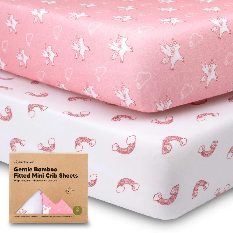 Isla Fitted Mini Crib Sheets (Dreamland)