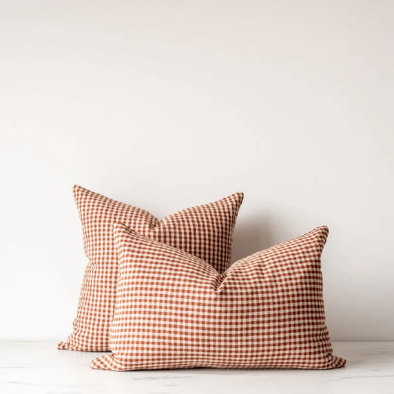 Georgie Gingham Pillow Cover