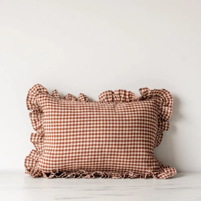 Georgie Ruffle Pillow Cover