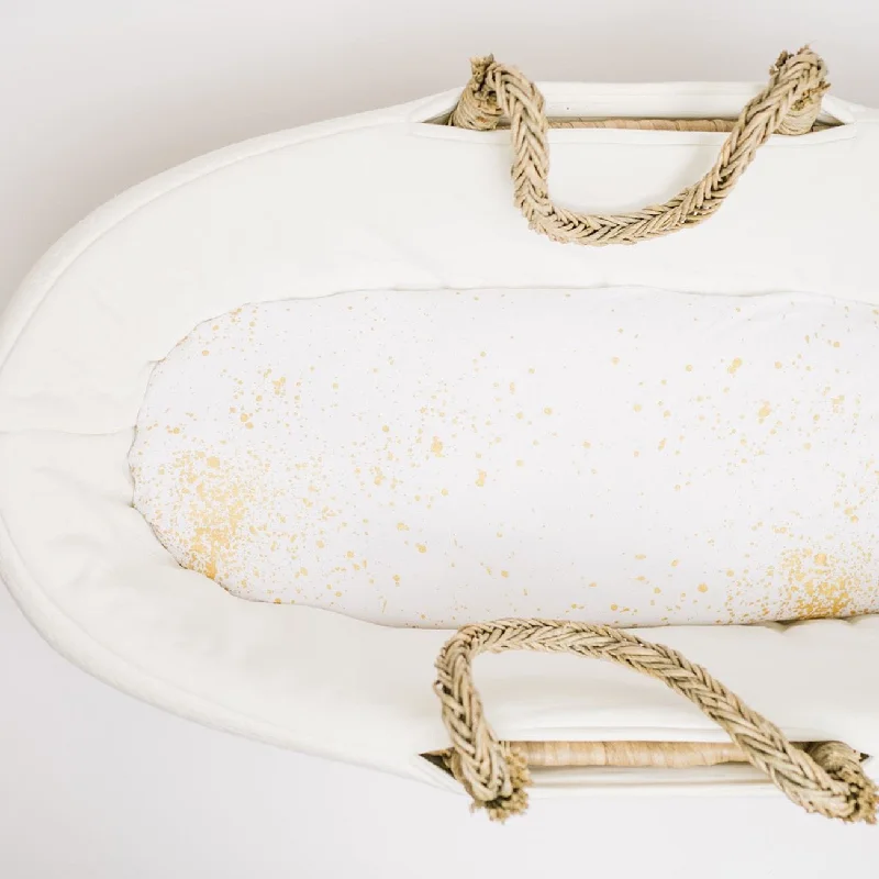 Gold Speckled Bassinet Sheet