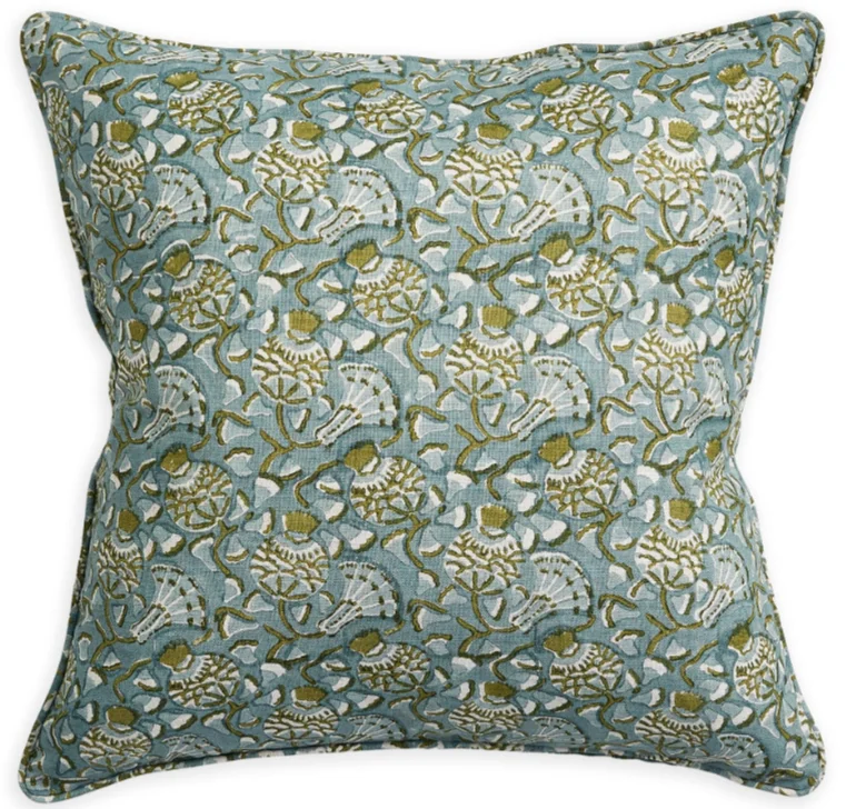 Iznik Celadon Moss Pillow Cover