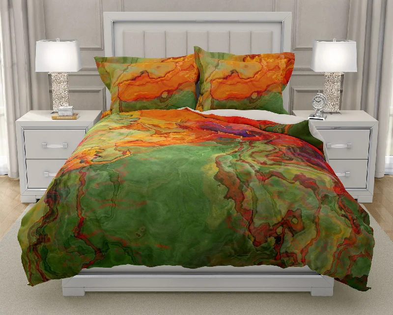 King, Queen or Twin Duvet Cover, Poppies