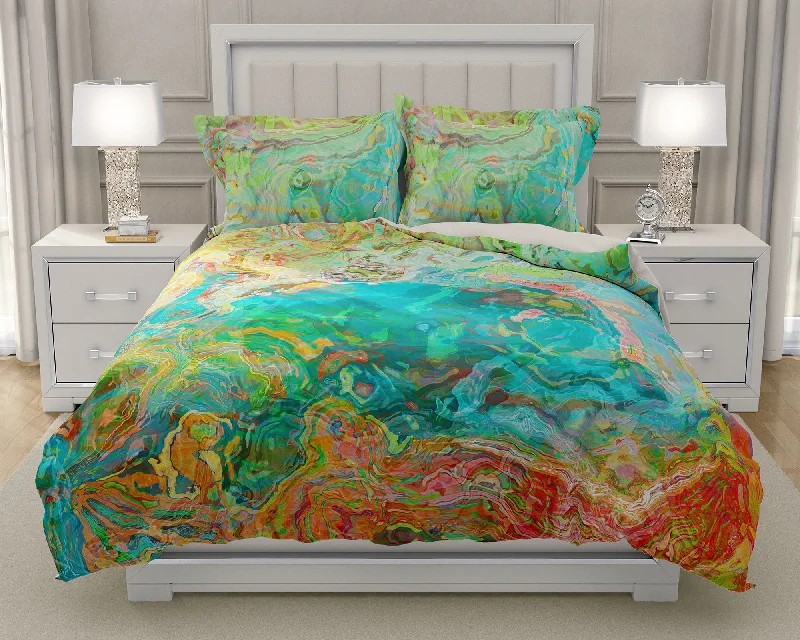 King, Queen or Twin Duvet Cover, Spring Melody