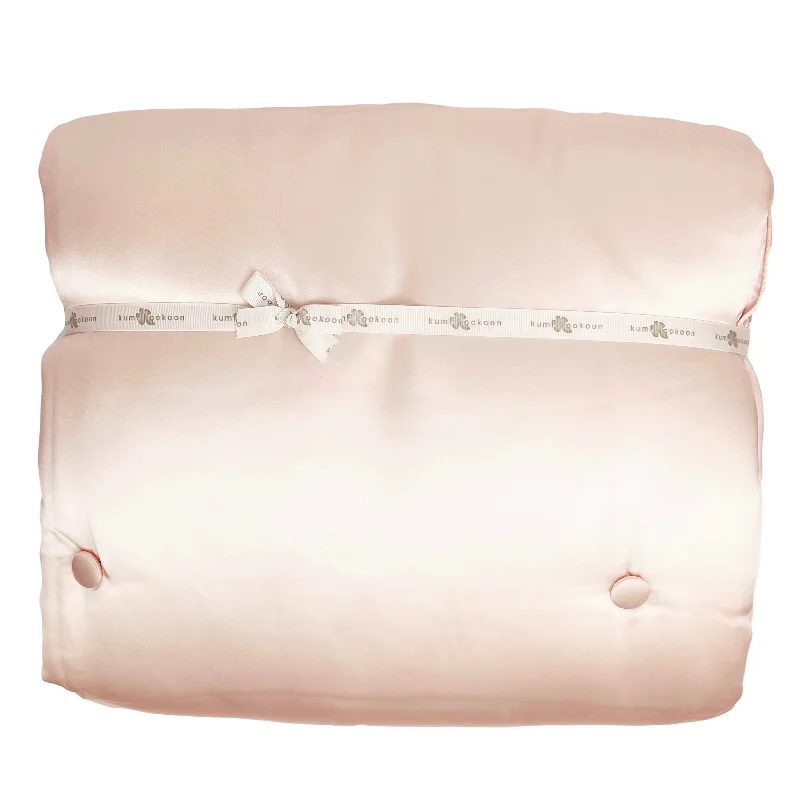 Kumi Kookoon Silk Throw Blanket, Cotton Candy