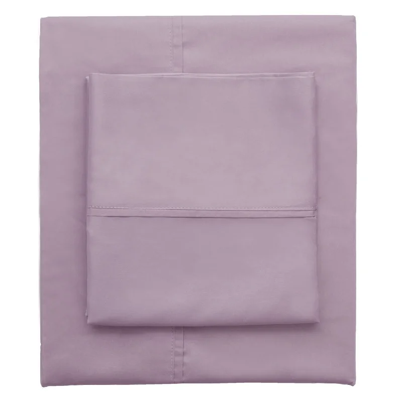 Lilac 400 Thread Count Sheet Set (Fitted, Flat, & Pillow Cases)