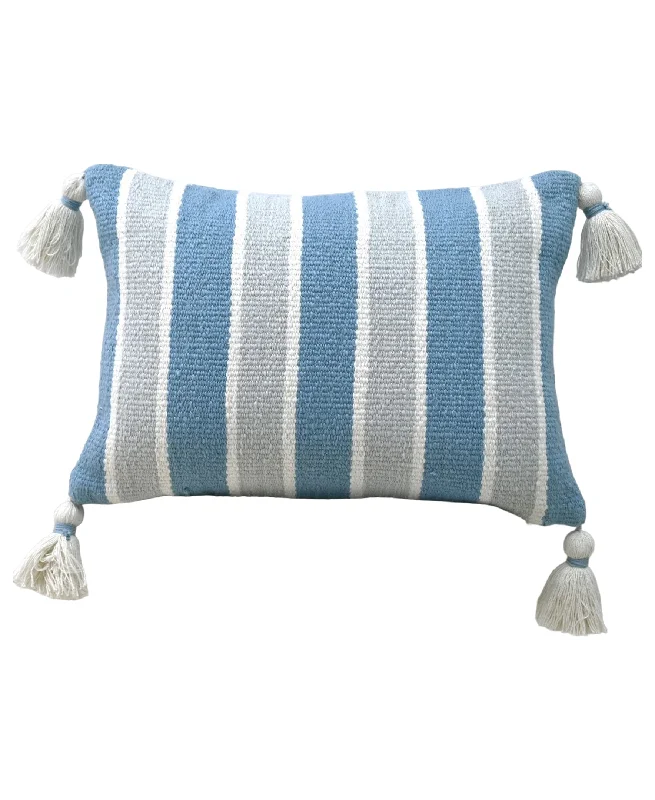 Linden Street Handwoven Corner Tassels Decorative Pillow, 14''X20''