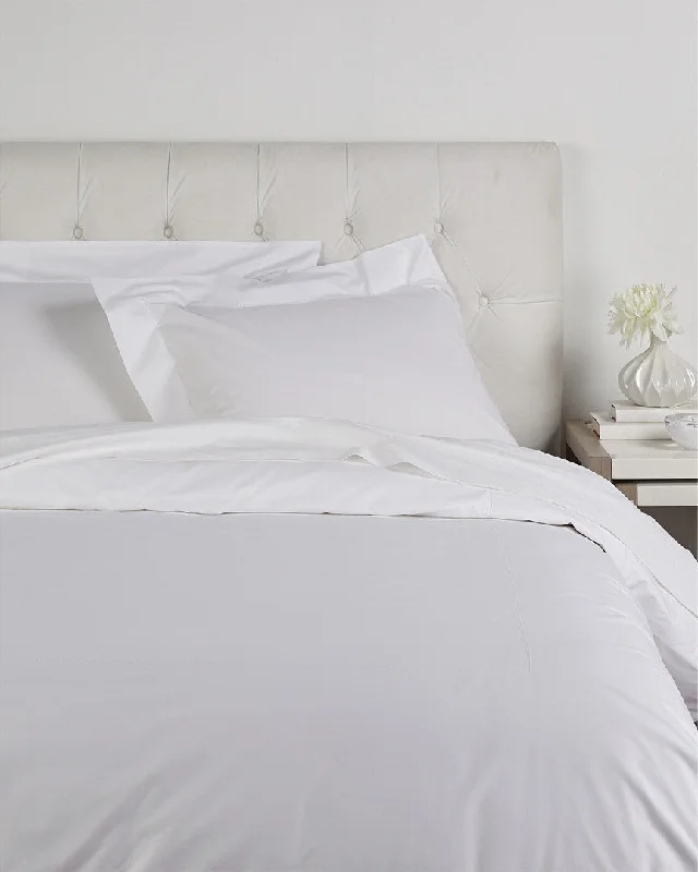 Maurizio Italy Solid Single Hemstitch Duvet Set