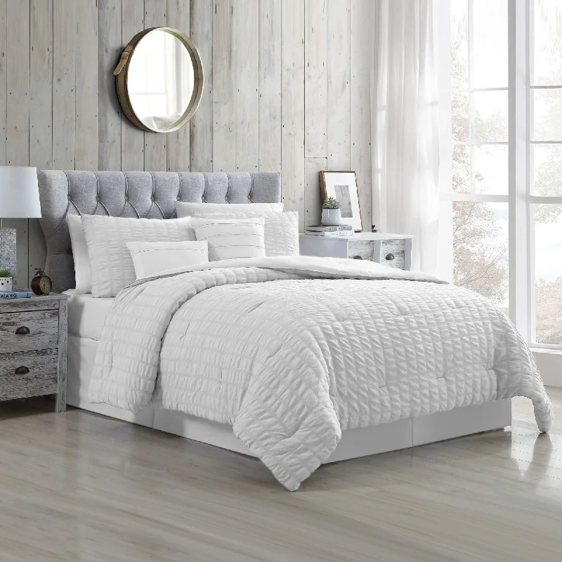 Modern Threads Kallan 5-Piece Seersucker Comforter Set