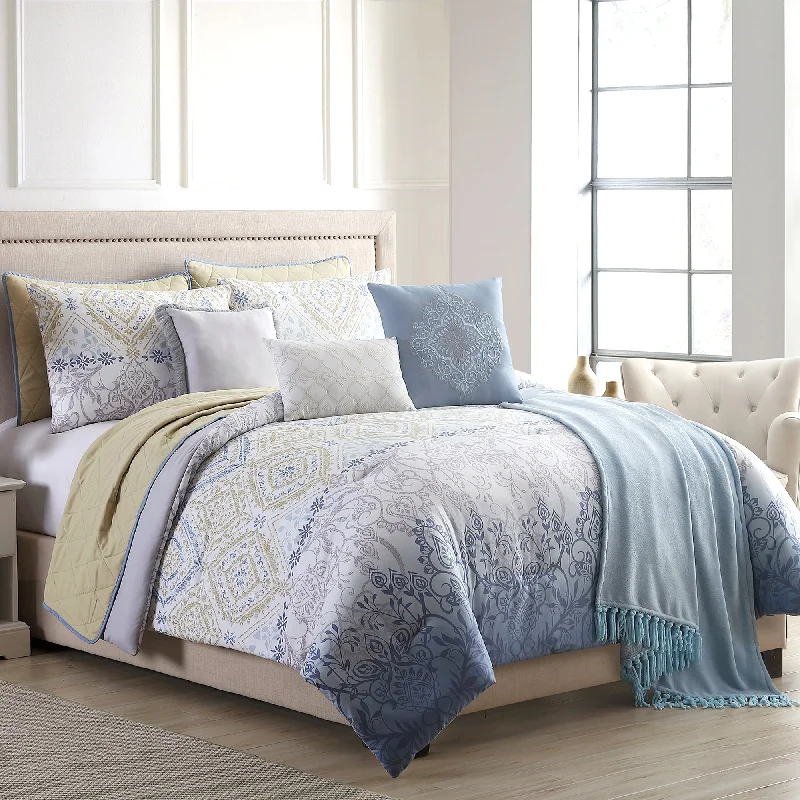 Modern Threads Summer Sun 10-Piece Comforter and Coverlet Set