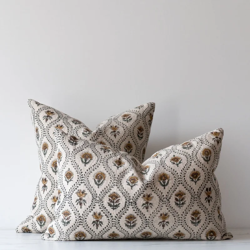 Noreen Block Print Pillow Cover