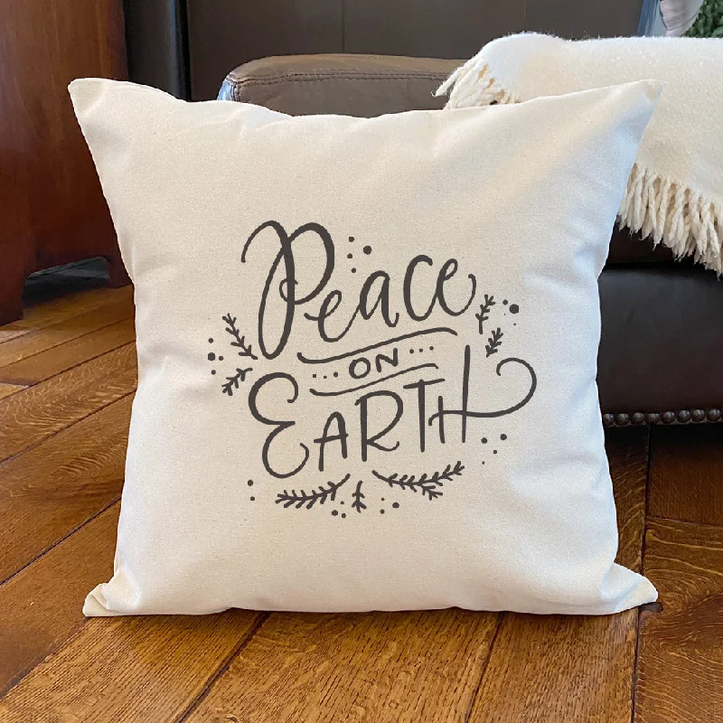 Peace on Earth - Square Canvas Pillow