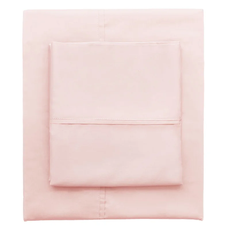 Pink 400 Thread Count Sheet Set (Fitted, Flat, & Pillow Cases)