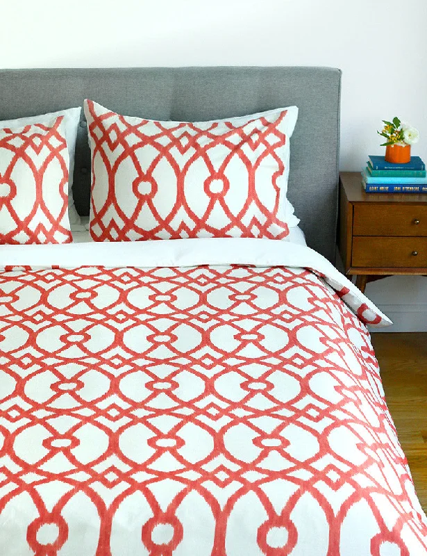 Piper Coral Duvet Covers