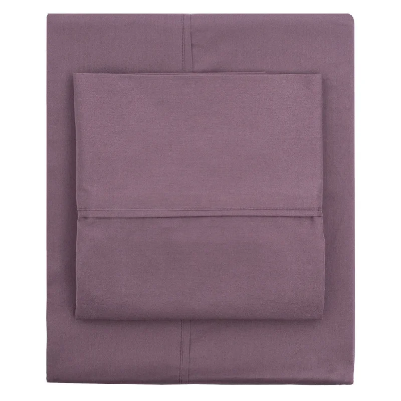 The Plum Purple 400 Thread Count Sheets