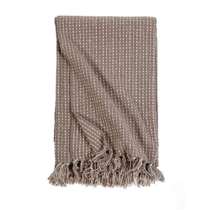 Pom Pom at Home Jasper Handwoven Oversized Throw - Taupe