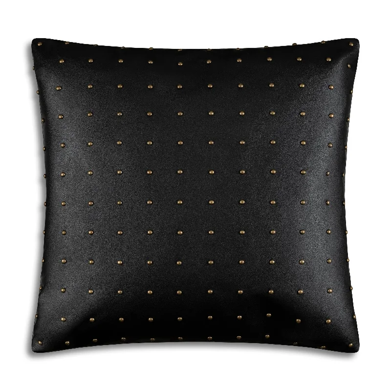 Riley Studded Black Pillow