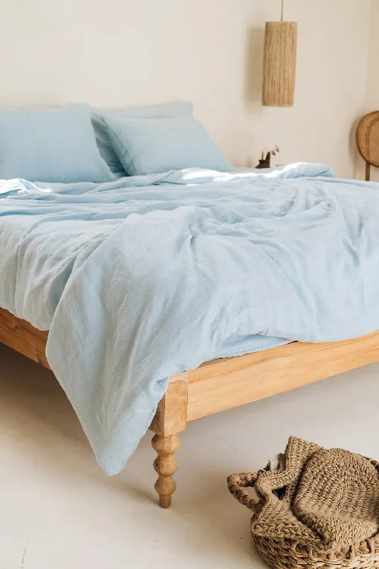 Sky blue duvet cover