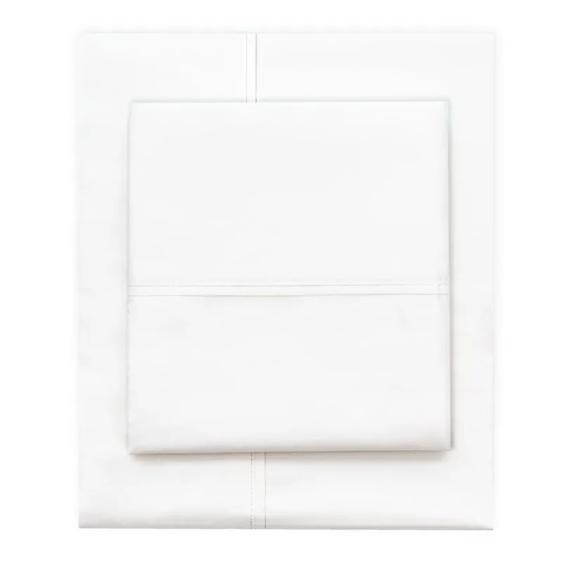 Soft White 400 Thread Count Sheet Set (Fitted, Flat, & Pillow Cases)