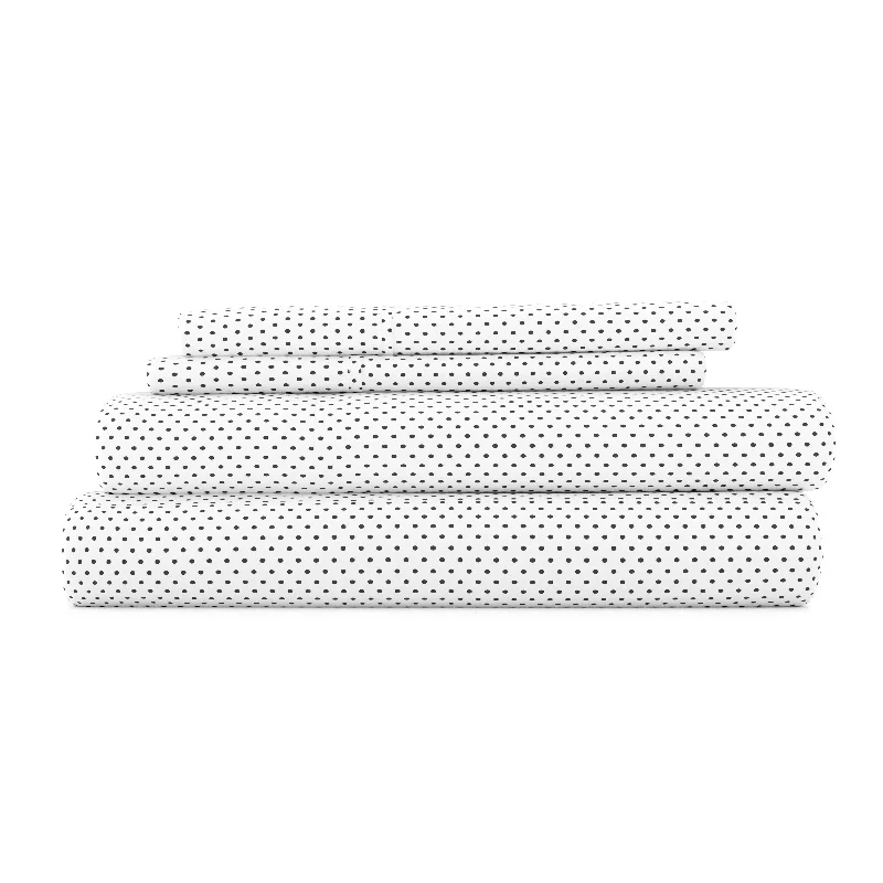 Stippled Pattern 4-Piece Sheet Set