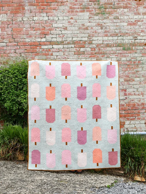 Summer Pop Handmade Quilt: Large Throw