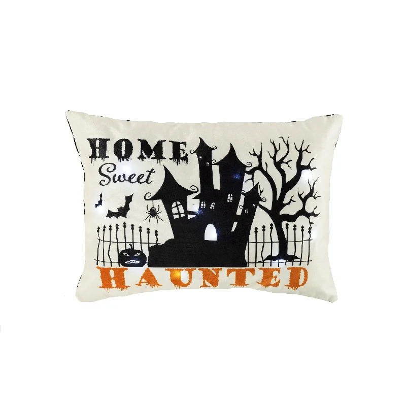 Sweet Haunted Home LED Decorative Pillow