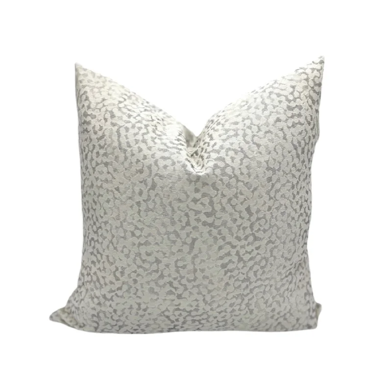 Silver Animal Glitz Pillow Cover