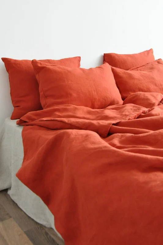 Terracotta duvet cover