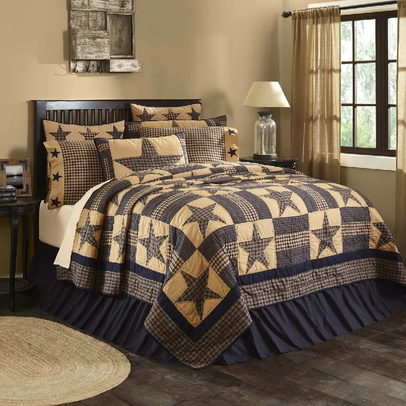 Teton Star Twin Quilt 68Wx86L VHC Brands