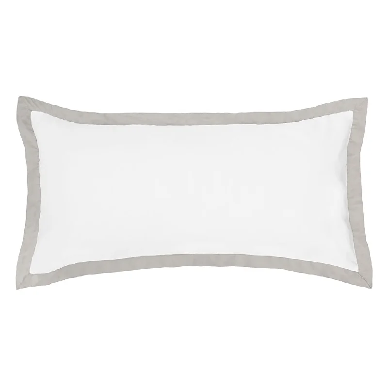 The Linden Dove Grey Throw Pillow