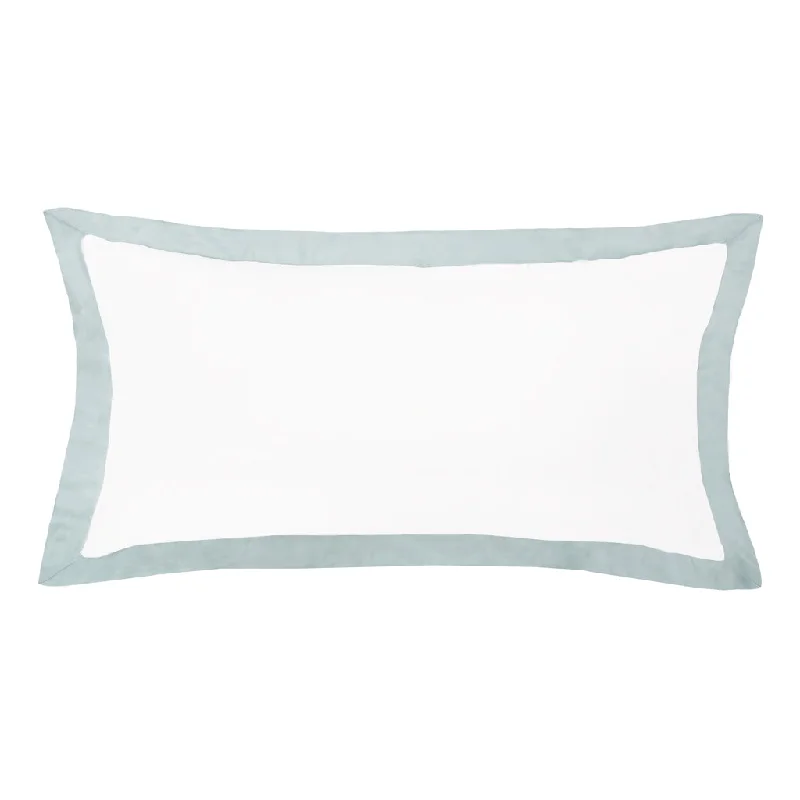 The Linden Porcelain Green Throw Pillow