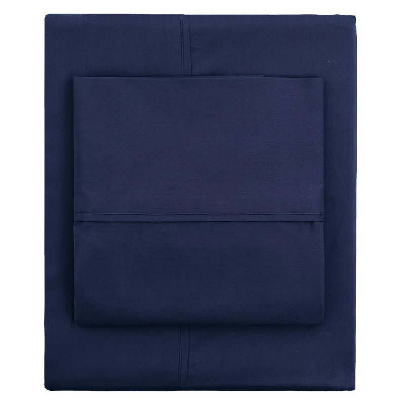 The Navy Blue 400 Thread Count Sheets