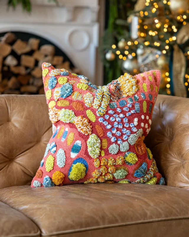 Thea Organic Cotton Abstract Throw Pillow Coming Soon!